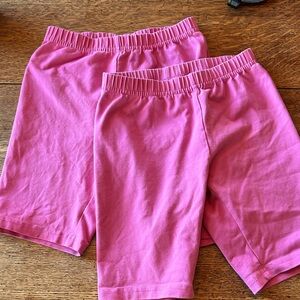 Hanna Andersson Pink Girls' Shorts - Set of 2